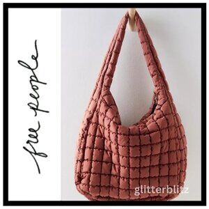 Free People FP Movement Quilted Carryall - Dusty Rose